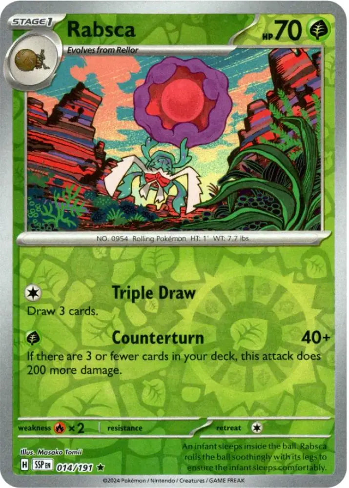Rabsca (014/191) [Scarlet & Violet: Surging Sparks] - Pokemon Single