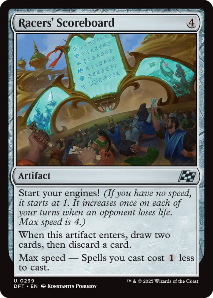 Racers’ Scoreboard [Aetherdrift] - MTG Single