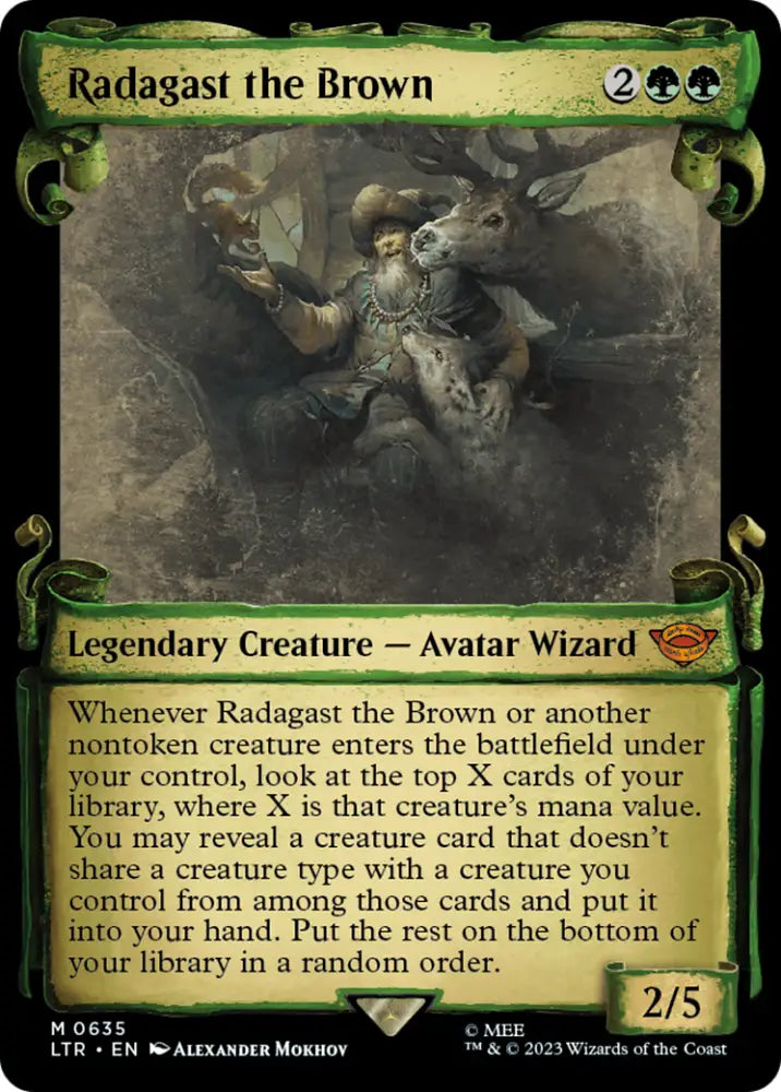 Radagast the Brown [The Lord of the Rings: Tales of Middle-Earth Showcase Scrolls] - MTG Single