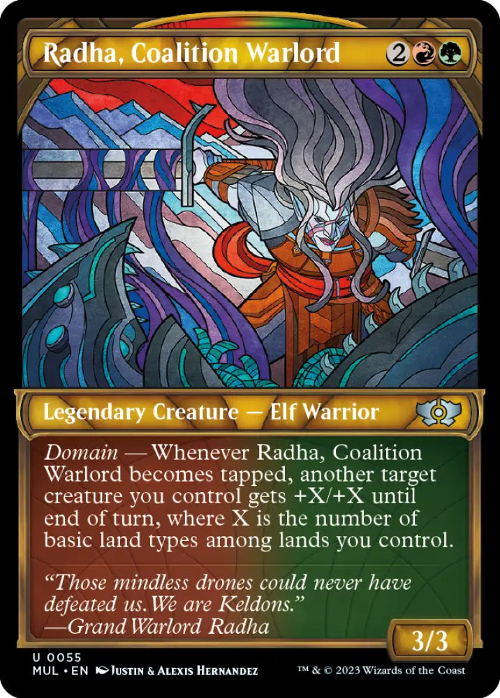 Radha Coalition Warlord [Multiverse Legends] - MTG Single