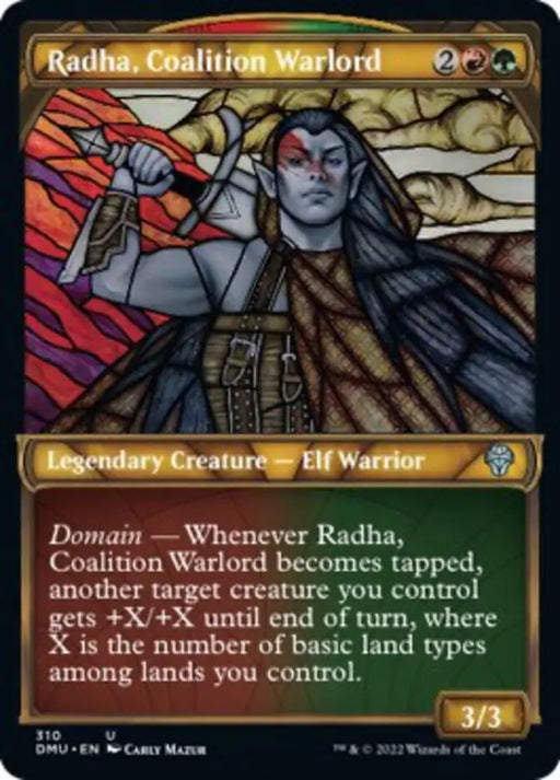 Radha Coalition Warlord (Showcase) [Dominaria United] - MTG Single