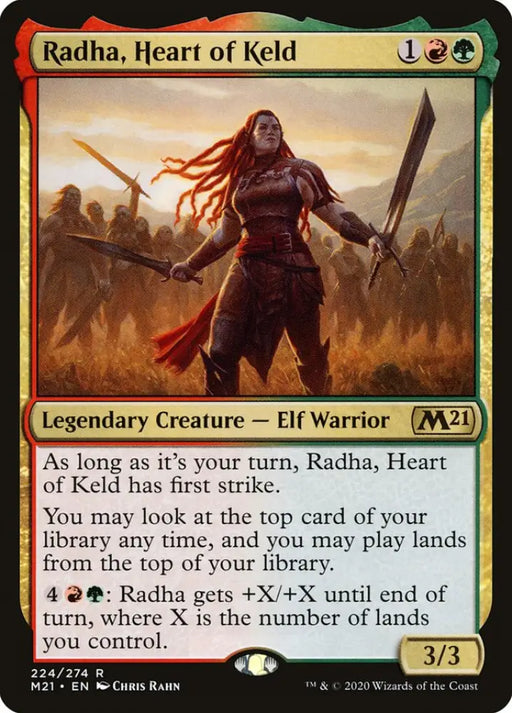 Radha Heart of Keld [Core Set 2021] - MTG Single