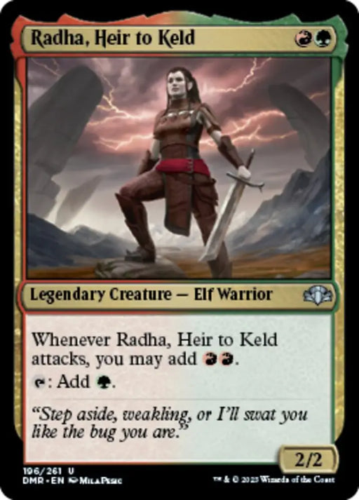 Radha Heir to Keld [Dominaria Remastered] - MTG Single