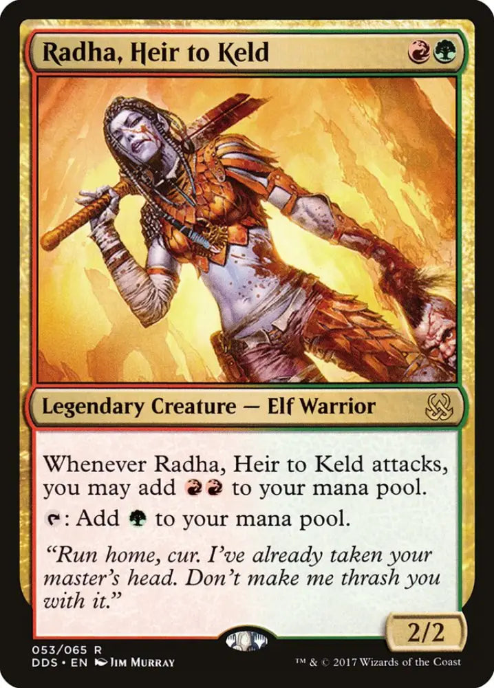 Radha Heir to Keld [Duel Decks: Mind vs. Might] - MTG Single