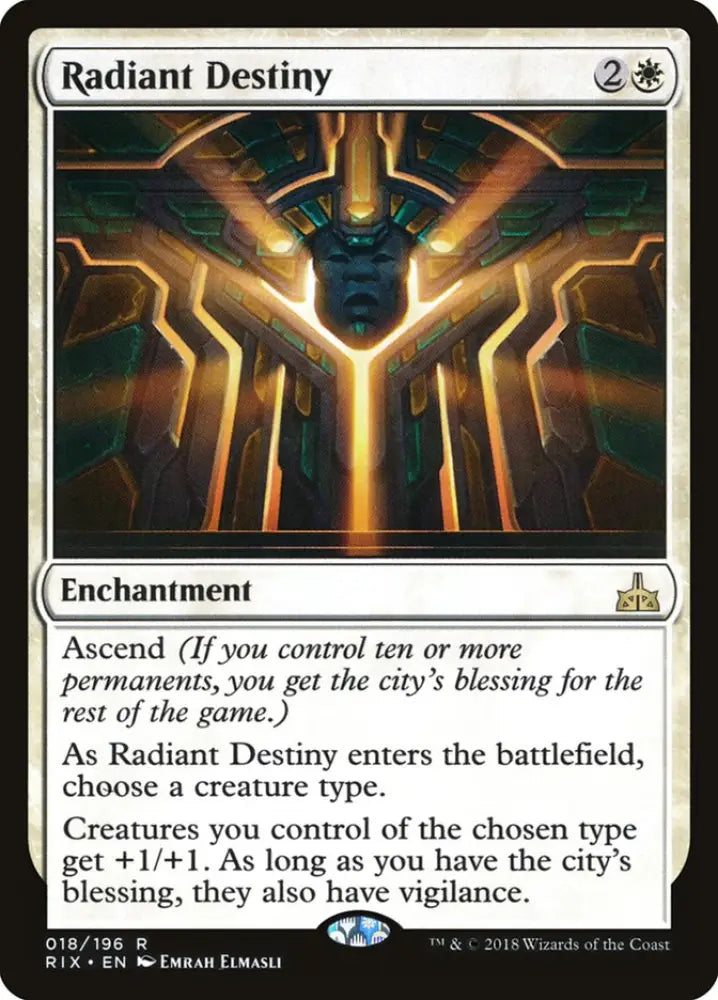 Radiant Destiny [Rivals of Ixalan] - MTG Single