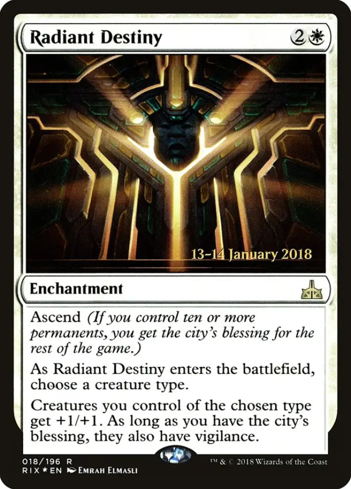 Radiant Destiny [Rivals of Ixalan Prerelease Promos] - MTG Single
