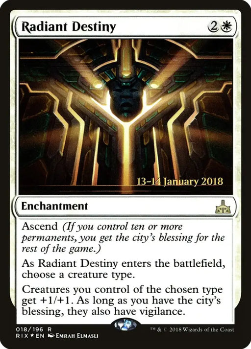 Radiant Destiny [Rivals of Ixalan Prerelease Promos] - MTG Single