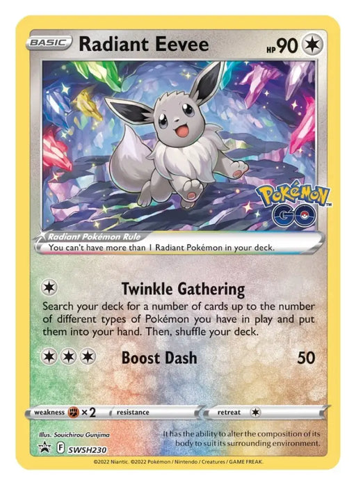 Radiant Eevee (SWSH230) [Sword & Shield: Black Star Promos] - Pokemon Single