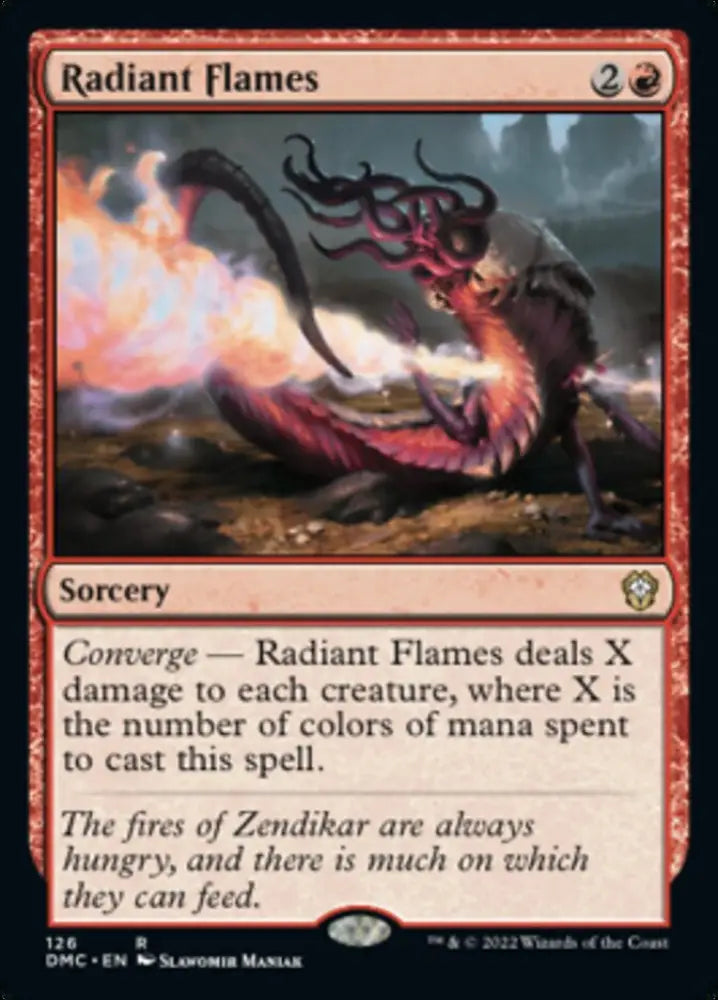 Radiant Flames [Dominaria United Commander] - MTG Single