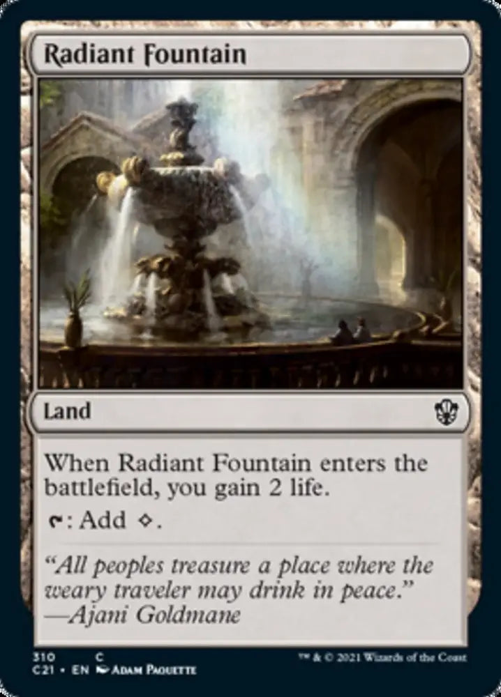 Radiant Fountain [Commander 2021] - MTG Single