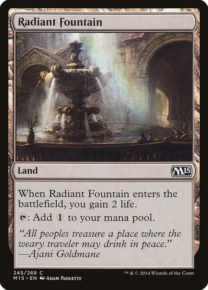 Radiant Fountain [Magic 2015] - MTG Single