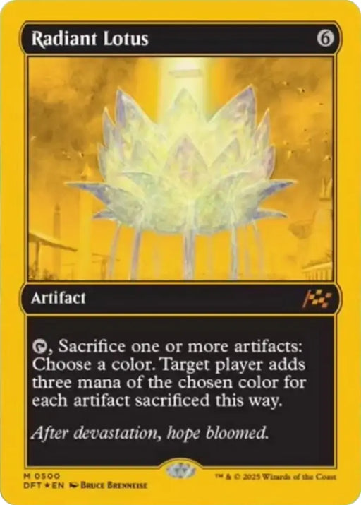 Radiant Lotus (First-Place Foil) [Aetherdrift] - MTG Single