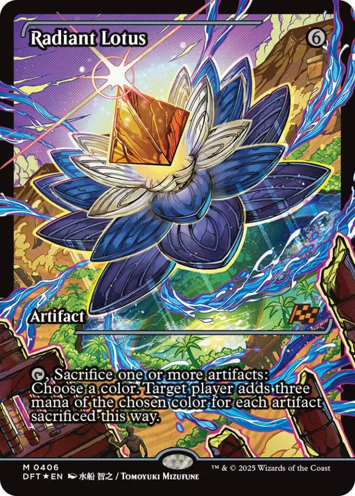 Radiant Lotus (Showcase) (Japanese) [Aetherdrift] - MTG Single