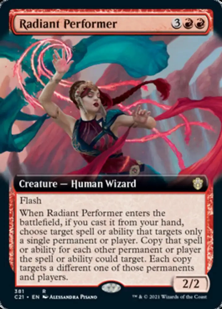 Radiant Performer (Extended Art) [Commander 2021] - MTG Single