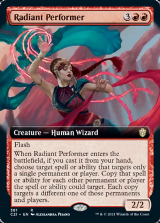 Radiant Performer (Extended Art) [Commander 2021] - MTG Single