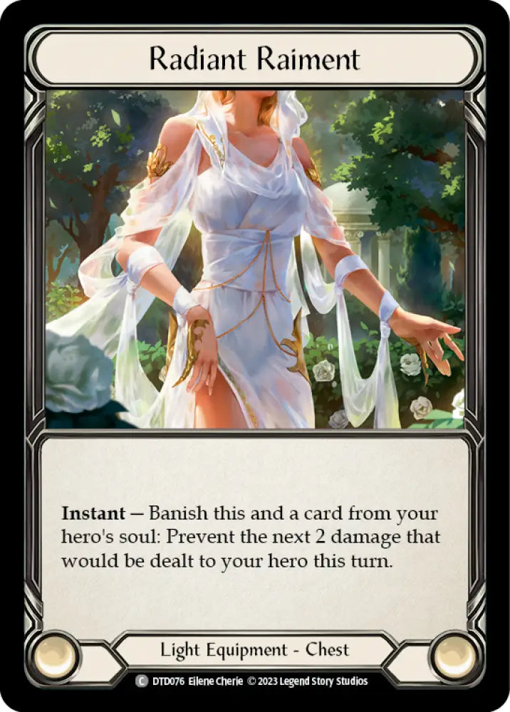 Radiant Raiment [Dusk Till Dawn] Cold Foil - Flesh And Blood Single
