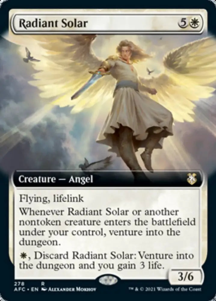 Radiant Solar (Extended Art) [Dungeons & Dragons: Adventures in the Forgotten Realms Commander] - MTG Single