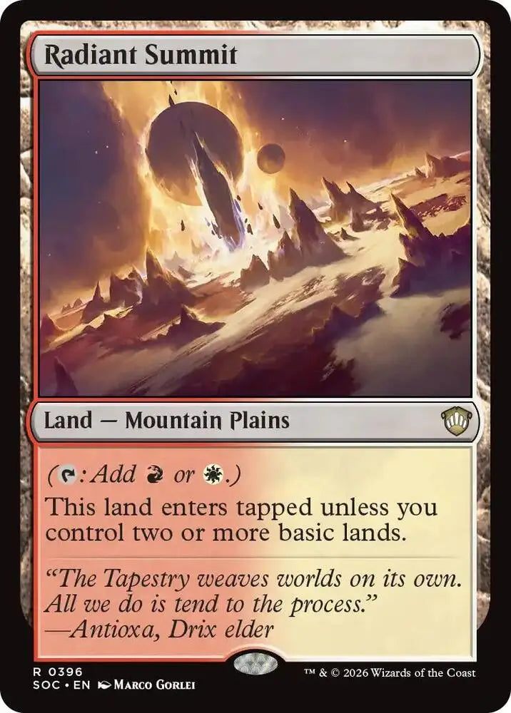 Radiant Summit (396) [Secrets of Strixhaven Commander]