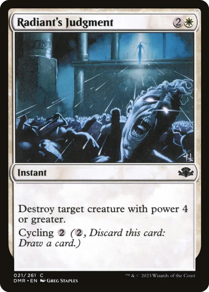 Radiant’s Judgment [Dominaria Remastered] - MTG Single