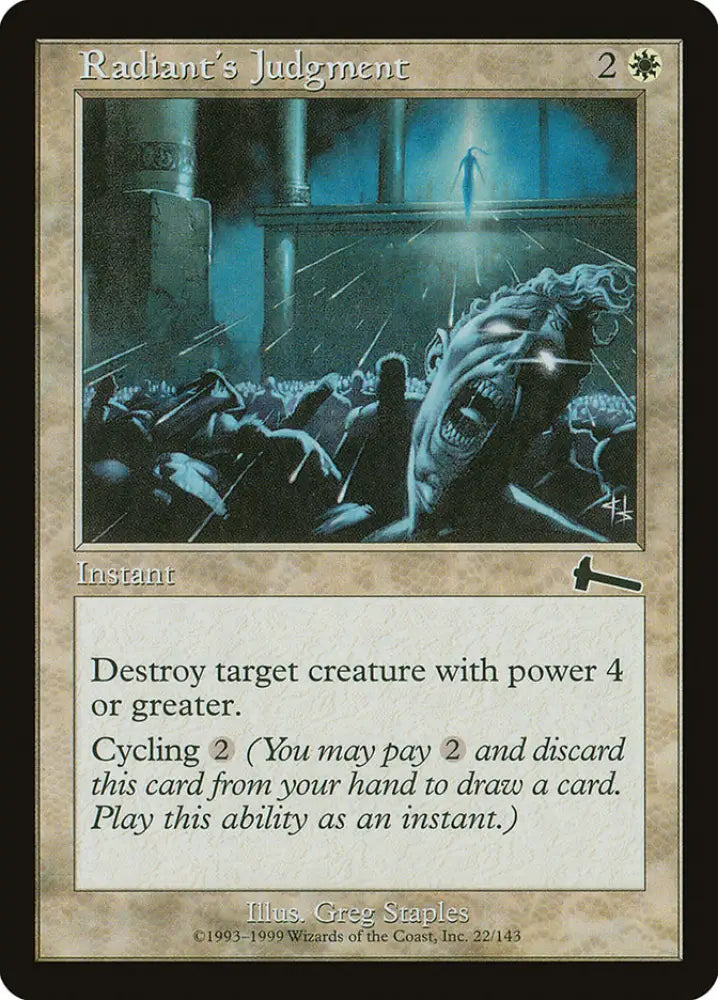 Radiant’s Judgment [Urza’s Legacy] - MTG Single