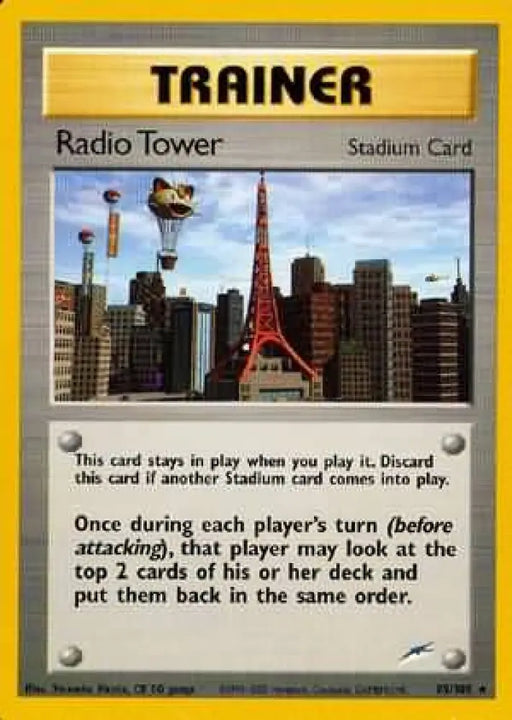 Radio Tower (95/105) [Neo Destiny Unlimited] - Pokemon Single