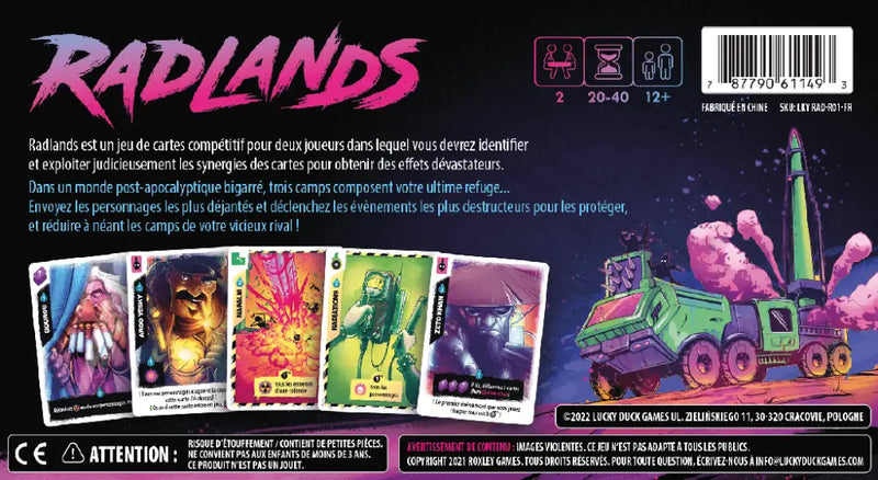 Radlands (FR) - Board Games