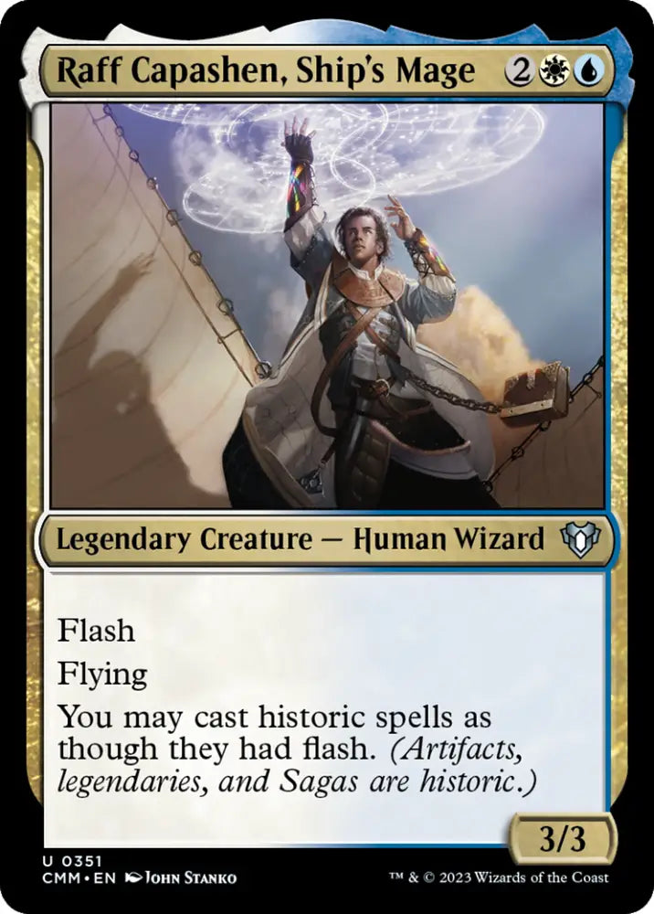 Raff Capashen Ship’s Mage [Commander Masters] - MTG Single