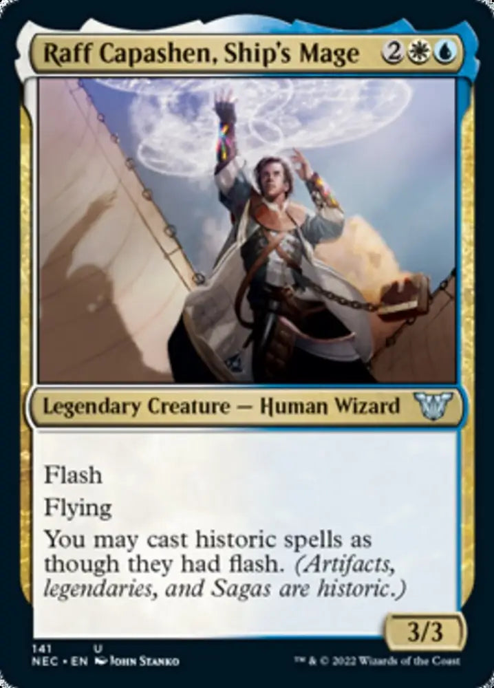Raff Capashen Ship’s Mage [Kamigawa: Neon Dynasty Commander] - MTG Single