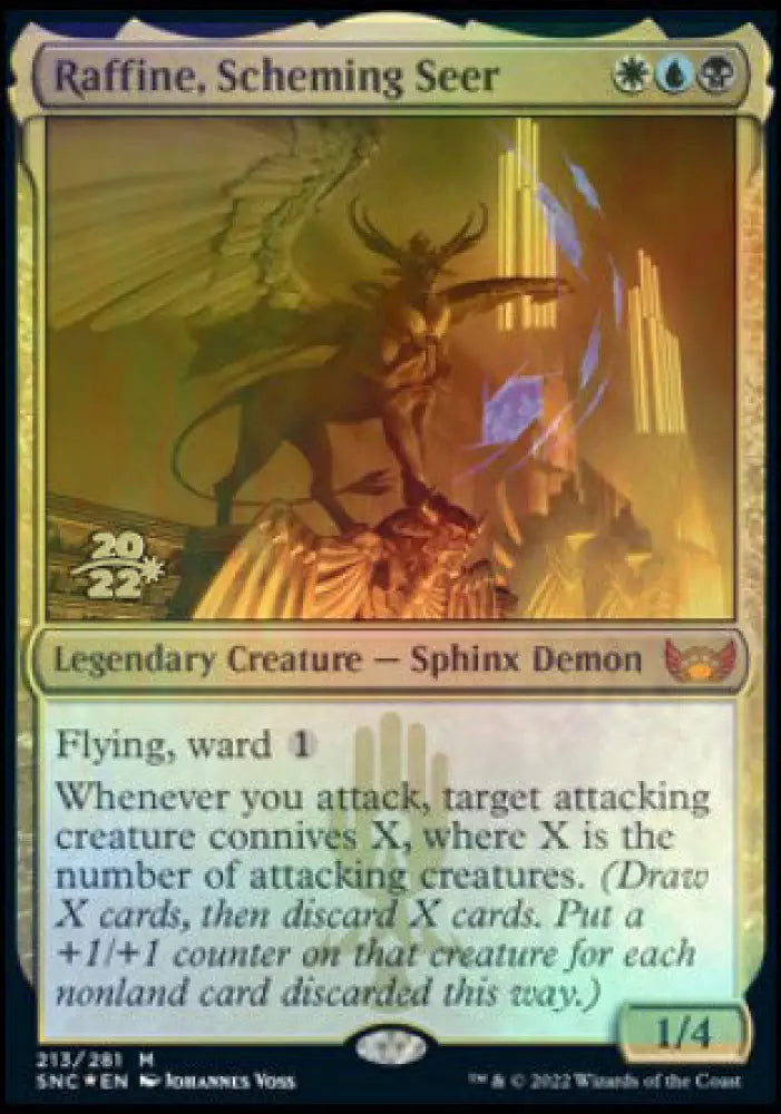 Raffine Scheming Seer [Streets of New Capenna Prerelease Promos] - MTG Single