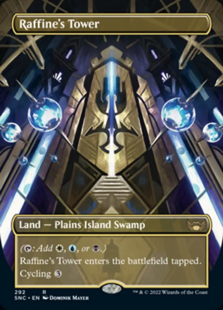 Raffine’s Tower (Borderless Alternate Art) [Streets of New Capenna] - MTG Single