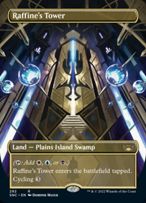 Raffine’s Tower (Borderless Alternate Art) [Streets of New Capenna] - MTG Single