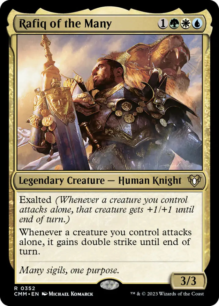 Rafiq of the Many [Commander Masters] - MTG Single