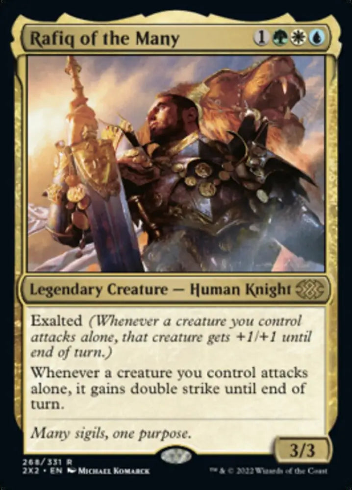 Rafiq of the Many [Double Masters 2022] - MTG Single