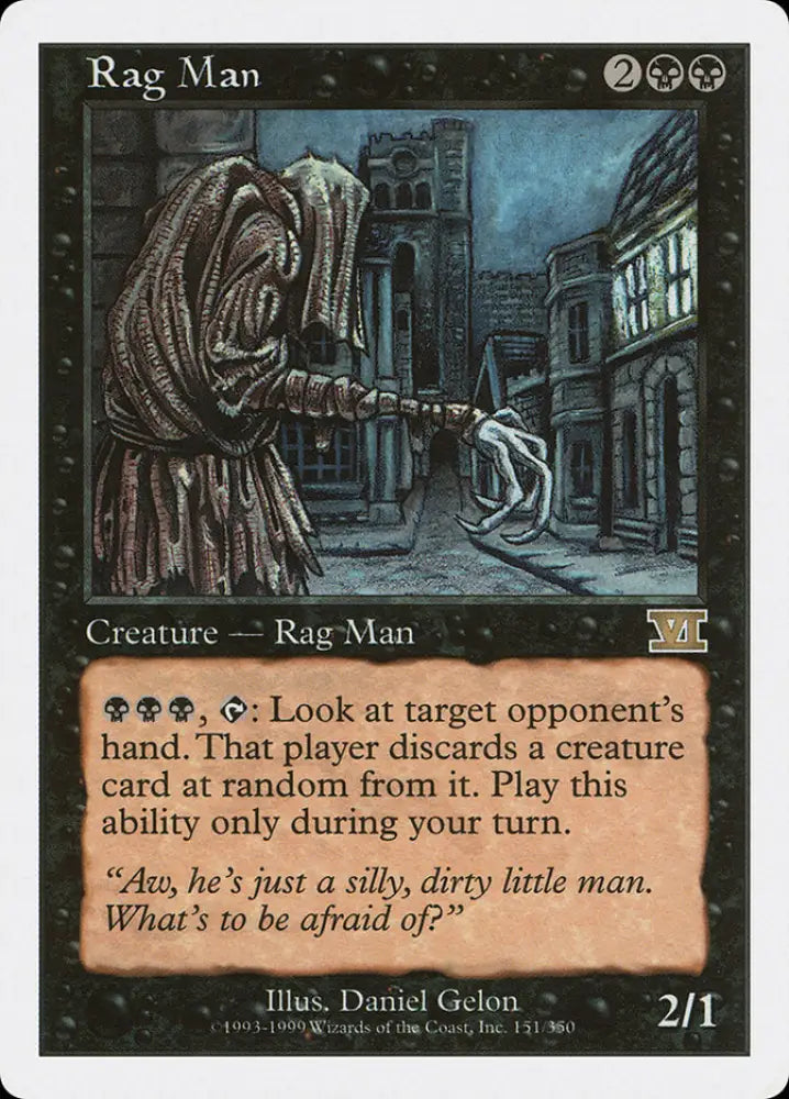 Rag Man [Classic Sixth Edition] - MTG Single