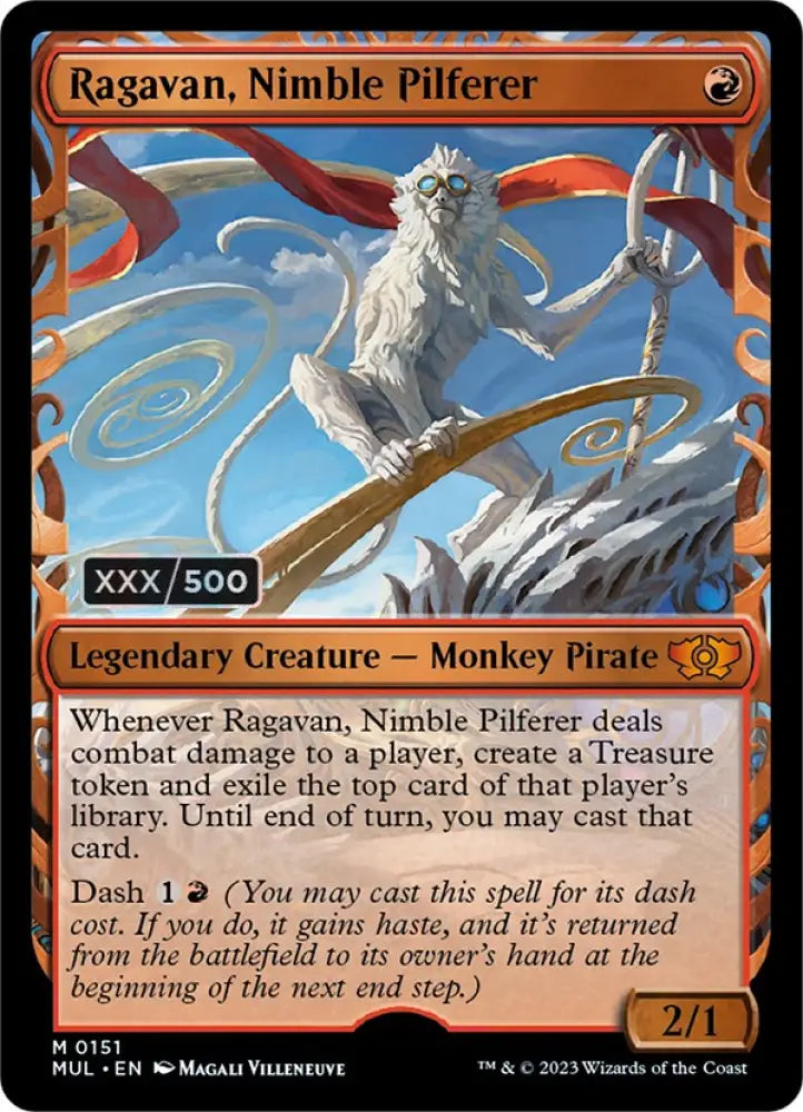 Ragavan Nimble Pilferer (Serialized) [Multiverse Legends] - MTG Single