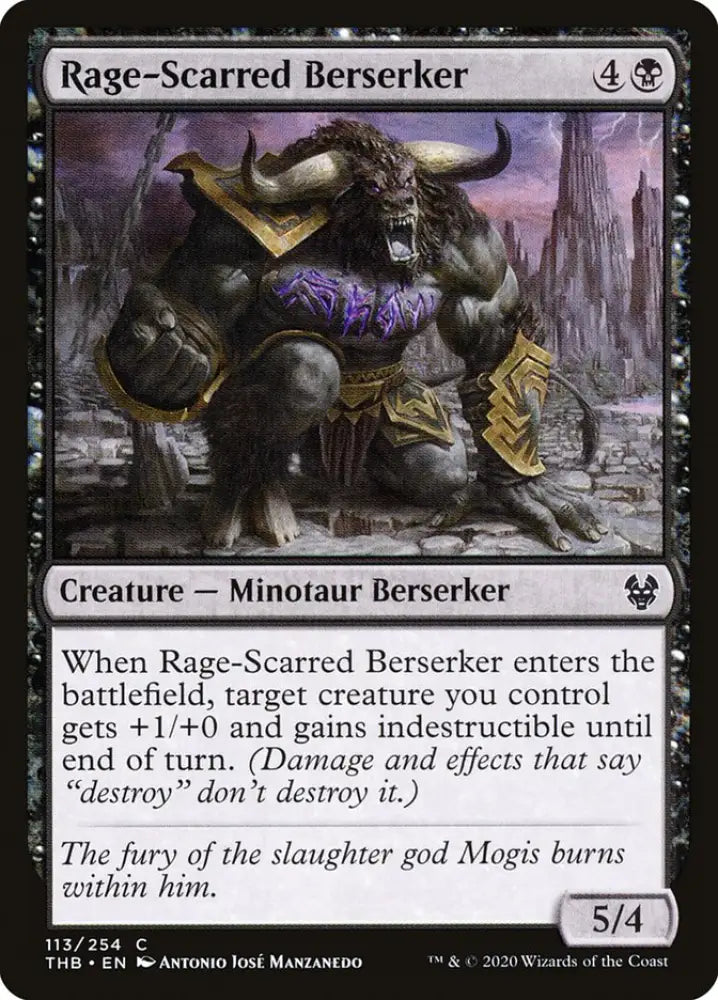 Rage-Scarred Berserker [Theros Beyond Death] - MTG Single