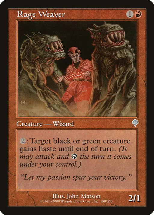 Rage Weaver [Invasion] - MTG Single