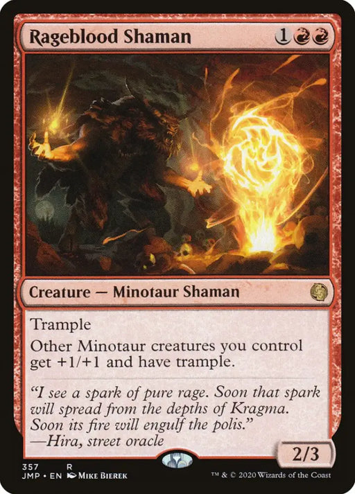 Rageblood Shaman [Jumpstart] - MTG Single