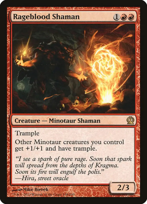 Rageblood Shaman [Theros] - MTG Single
