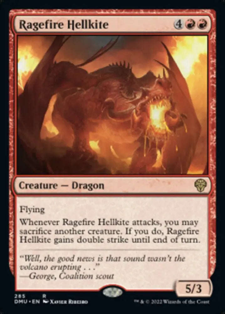 Ragefire Hellkite [Dominaria United] - MTG Single