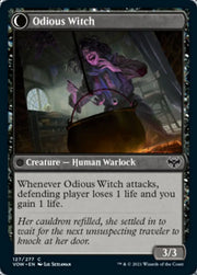 Ragged Recluse // Odious Witch [Innistrad: Crimson Vow] - MTG Single