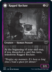 Ragged Recluse // Odious Witch [Innistrad: Double Feature] - MTG Single