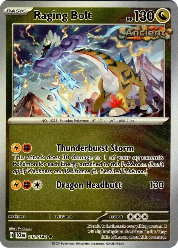 Raging Bolt (111/142) [Scarlet & Violet: Stellar Crown] - Pokemon Single