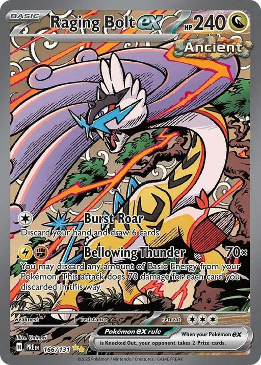 Raging Bolt ex (166/131) [Scarlet & Violet: Prismatic Evolutions] - Pokemon Single