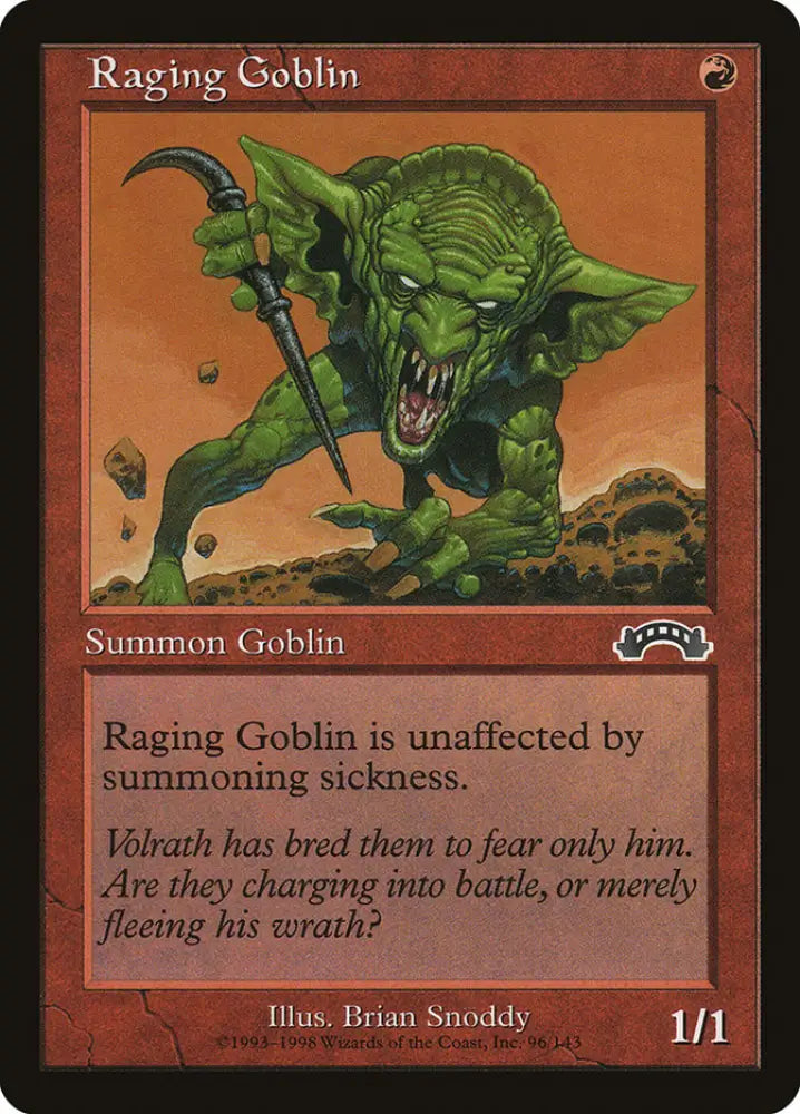Raging Goblin [Exodus] - MTG Single