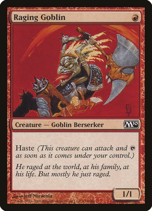 Raging Goblin [Magic 2010] - MTG Single