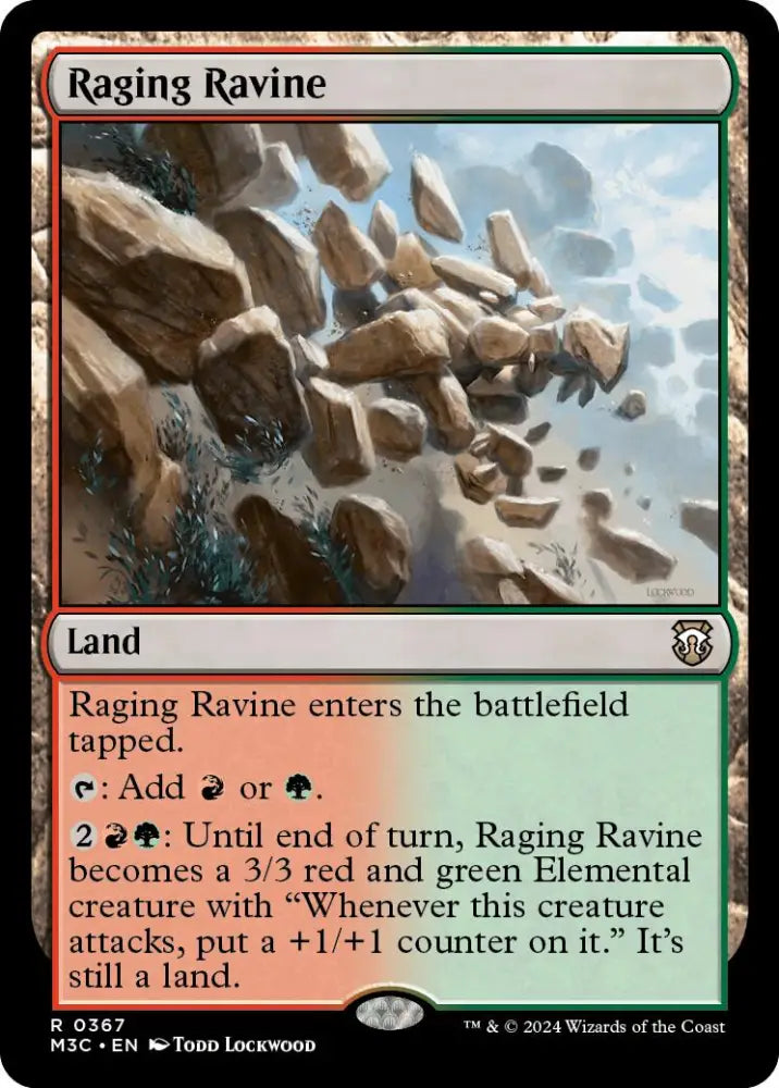 Raging Ravine [Modern Horizons 3 Commander] - MTG Single