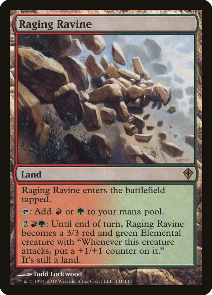 Raging Ravine [Worldwake] - MTG Single