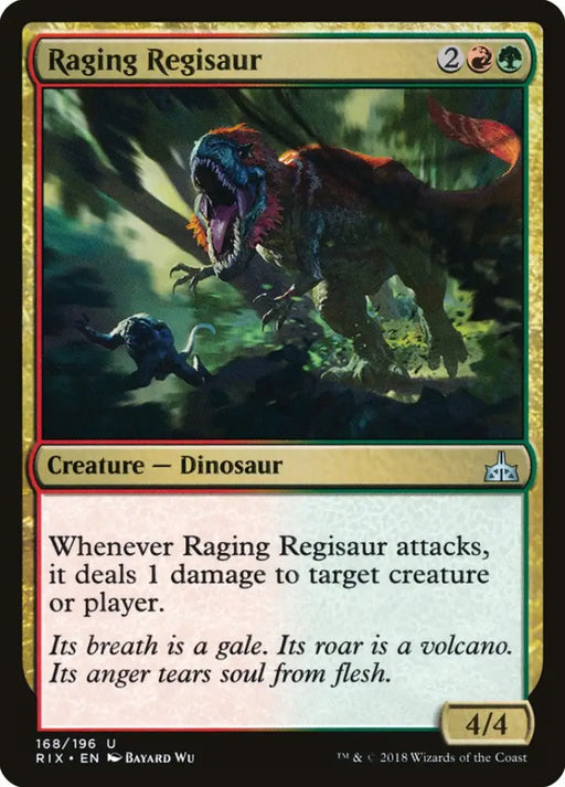 Raging Regisaur [Rivals of Ixalan] - MTG Single