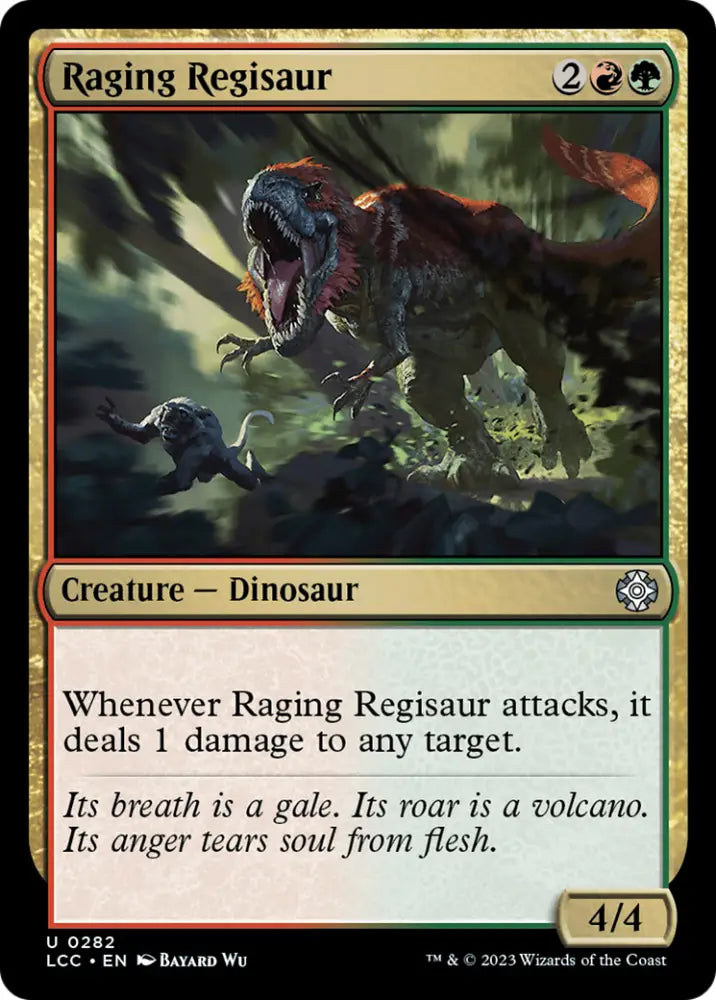 Raging Regisaur [The Lost Caverns of Ixalan Commander] - MTG Single